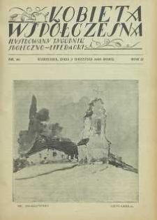 Kobieta wsp&oacute;łczesna : Ilustrowany tygodnik społeczno-literacki, 1928, R. 2, nr 36