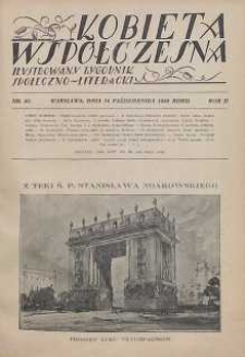 Kobieta współczesna : Ilustrowany tygodnik społeczno-literacki, 1928, R. 2, nr 42