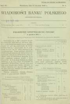 Wiadomości Banku Polskiego, 1938, R. 15, nr 1