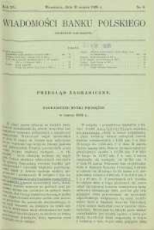 Wiadomości Banku Polskiego, 1938, R. 15, nr 6