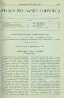 Wiadomości Banku Polskiego, 1938, R. 15, nr 10