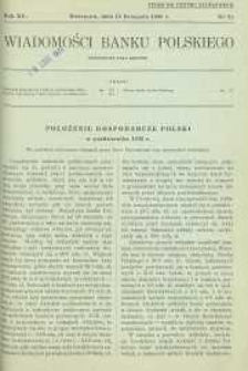 Wiadomości Banku Polskiego, 1938, R. 15, nr 21
