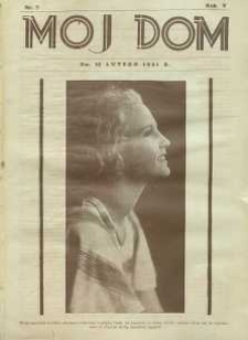 M&oacute;j Dom, 1931, R. 5, nr 7