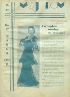 M&oacute;j Dom, 1931, R. 5, nr 12
