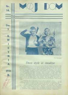 M&oacute;j Dom, 1931, R. 5, nr 14