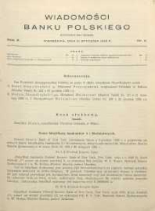 Wiadomości Banku Polskiego, 1933, R. 10, nr 2