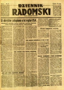 Dziennik Radomski, 1942, R. 3, nr 71