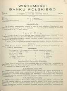 Wiadomości Banku Polskiego, 1933, R. 10, nr 8