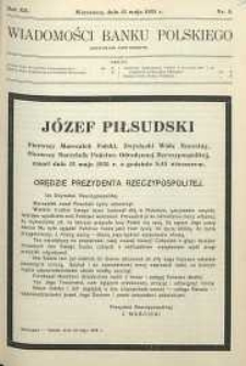 Wiadomości Banku Polskiego, 1935, R. 12, nr 9