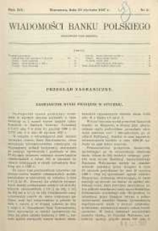 Wiadomości Banku Polskiego, 1937, R. 14, nr 2