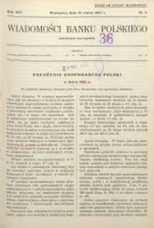 Wiadomości Banku Polskiego, 1937, R. 14, nr 5