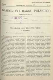 Wiadomości Banku Polskiego, 1937, R. 14, nr 15