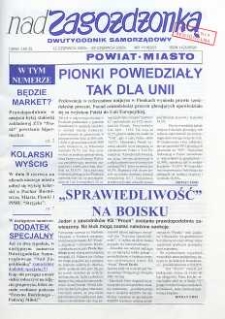 Nad Zagożdżonką, 2003, nr 11