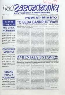 Nad Zagożdżonką, 2003, nr 18