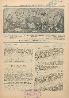 Przegląd Pedagogiczny, 1891, R. 10, nr 1
