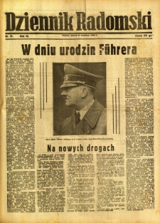 Dziennik Radomski, 1942, R. 3, nr 91