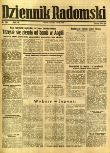 Dziennik Radomski, 1942, R. 3, nr 105