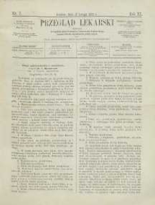 Przegląd Lekarski, 1872, R. 11, nr 7