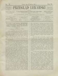 Przegląd Lekarski, 1872, R. 11, nr 17