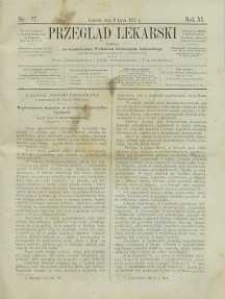 Przegląd Lekarski, 1872, R. 11, nr 27