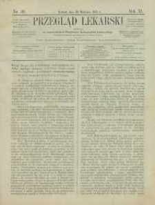 Przegląd Lekarski, 1872, R. 11, nr 39