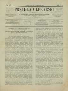 Przegląd Lekarski, 1872, R. 11, nr 47
