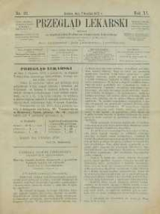 Przegląd Lekarski, 1872, R. 11, nr 49
