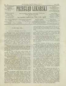Przegląd Lekarski, 1874, R. 13, nr 13