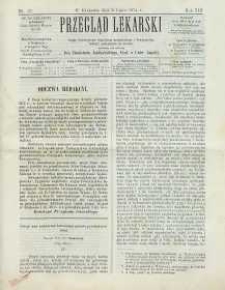 Przegląd Lekarski, 1874, R. 13, nr 27