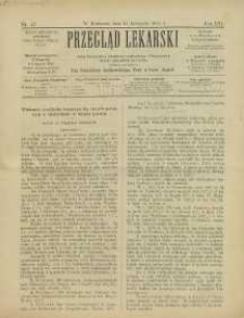 Przegląd Lekarski, 1874, R. 13, nr 47