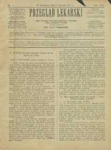 Przegląd Lekarski, 1877, R. 16, nr 1