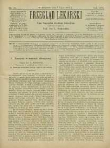 Przegląd Lekarski, 1877, R. 16, nr 27