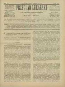 Przegląd Lekarski, 1877, R. 16, nr 36