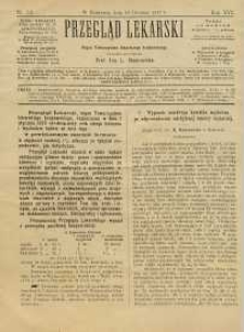 Przegląd Lekarski, 1877, R. 16, nr 52