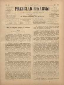Przegląd Lekarski, 1873, R. 12, nr 20