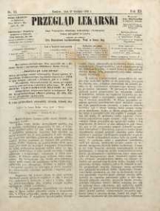 Przegląd Lekarski, 1873, R. 12, nr 52