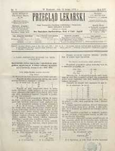 Przegląd Lekarski, 1875, R. 14, nr 7