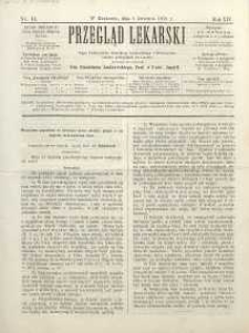 Przegląd Lekarski, 1875, R. 14, nr 14