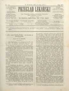Przegląd Lekarski, 1875, R. 14, nr 20