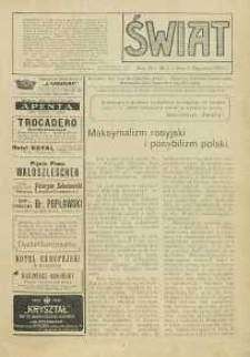 Świat, 1913, R. 8, T. 15/16, nr 2