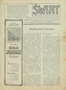 Świat, 1913, R. 8, T. 15/16, nr 38