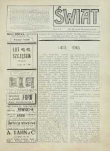 Świat, 1913, R. 8, T. 15/16, nr 39