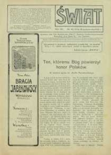 Świat, 1913, R. 8, T. 15/16, nr 42