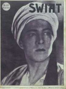 Świat, 1927, R. 22, nr 12