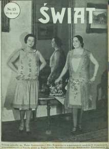 Świat, 1927, R. 22, nr 13