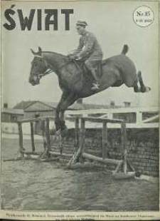 Świat, 1927, R. 22, nr 15