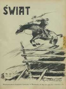 Świat, 1927, R. 22, nr 22