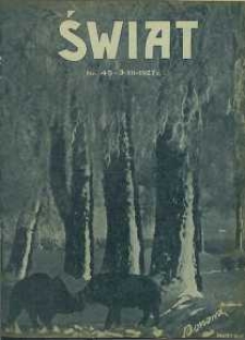 Świat, 1927, R. 22, nr 49