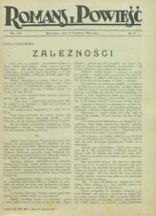 Romans i powieść, 1927, R.19, nr 3