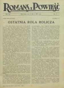 Romans i powieść, 1927, R.19, nr 11